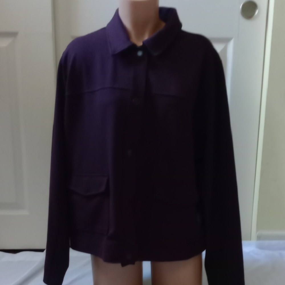 Liz Claiborne Dark Purple Blazer